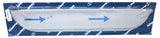 RW Top of Door Trim Chopped Look for 379 Peterbilt 2005+ 304 Stainless #N30434