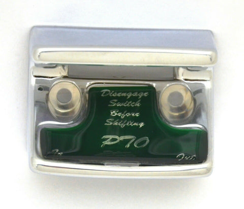 UP Switch Guard for Freightliner PTO Plastic Body Green Glossy Sticker #21071