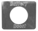 GG Switch Plate for Freightliner Battery Boost Block Letters Stainless #68750