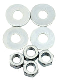 GG Mud Flap Plate/Weight Hardware for Stud Mount Nuts Washers #30164 Set of 4
