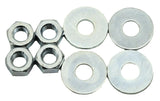 GG Mud Flap Plate/Weight Hardware for Stud Mount Nuts Washers #30164 Set of 4