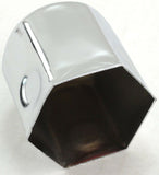 UP Lug Nut Covers 1 1/2" Push-On Pointed Chrome 2 1/4 " Tall #10003 Set of 5