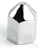 UP Lug Nut Covers 1 1/2" Push-On Pointed Chrome 2 1/4 " Tall #10003 Set of 5