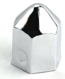 UP Lug Nut Covers 1 1/2" Push-On Pointed Chrome 2 1/4 " Tall #10003 Set of 60