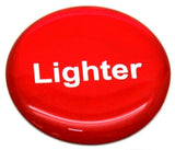 Cigarette Lighter Knob for a 7/8" Socket Red/Silver Block Letters GG#96655