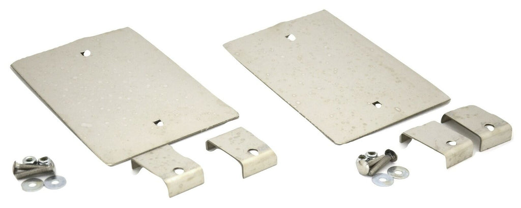 Bumper Tow Pin Covers for 1987-2007 Peterbilt 378 379 Stainless GG#60890 Pair