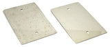 Bumper Tow Pin Covers for 1987-2007 Peterbilt 378 379 Stainless GG#60890 Pair