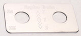GG Switch Plate for Kenworth Engine Brake 3 1 2 Stainless Block Letters #68576