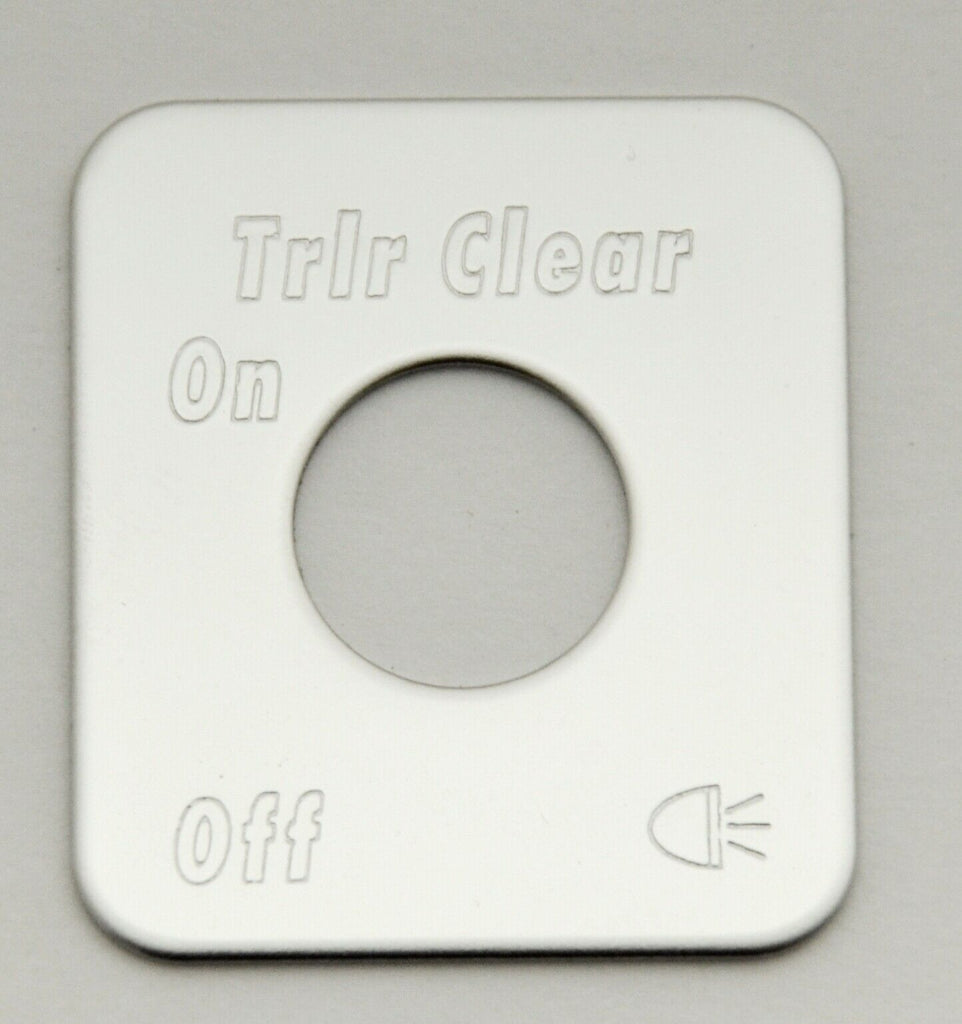 Switch Plate for Kenworth Trailer Clearance Stainless Block Letters GG#68522