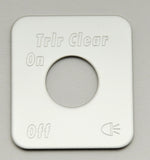 Switch Plate for Kenworth Trailer Clearance Stainless Block Letters GG#68522