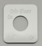 Switch Plate for Kenworth Trailer Clearance Stainless Block Letters GG#68522