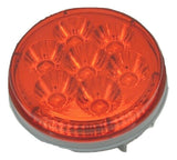 UP Reflector 7 LED Stop Tail Turn Light Red LED Red Lens 4" #39924 Each