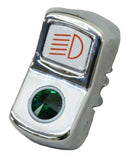 UP Rocker Switch Actuator Cover Head Light for Peterbilt 2006 Green Jewel #45133