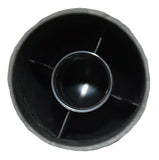 UP Lug Nut Covers 33 mm Screw-On Black Dome Plastic 3 3/4 Tall #10549 Set of 60