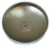 GG Hub Cap Rear 8" I.D. Chrome Plated w/ 2" Top Green Reflector #20212 Each