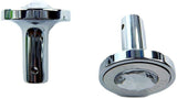 GG Air Brakes Tractor Trailer Knobs Pin Mount w/Clear Jewel Chrome #95822 Set