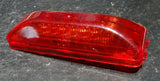 HTS Slim Rectangular Marker 12 Red LED Light Red Lens 4" x 1 1/4" #7749R Each