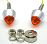 GG Accent License Plate Bolt 1 LED Amber Lens Bullet Style 1 3/4" #50920 Pair