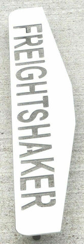 UP Mud Flap Plate/Weight Bottom 24"X4" FREIGHTSHAKER Chrome Stud Mnt #10436 Pair