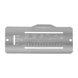 GG A/C Heater Control Plate HVAC for Peterbilt Slider Style Stainless #68328