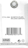HTS Switch Plate for Freightliner Load Lights Stainless Steel Engraved #FL-1004
