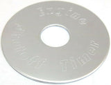 GG Switch Plate for Peterbilt Engine Shut Off Timer Stainless Steel #68453