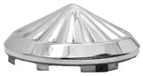 GG Front Hub Caps Universal Fit Cone Pinwheel Stainless 7/16" Lip #10704 Pair