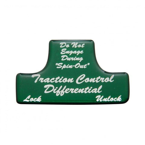 UP Switch Guard Sticker Only Traction Control for Freightliner Green #21044-1G