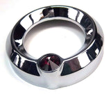 UP Gauge Cover for Peterbilt & Freightliner Red Jewel 2 1/4" Plain #20827 Each