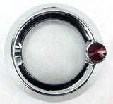 UP Gauge Cover for Peterbilt & Freightliner Red Jewel 2 1/4" Plain #20827 Each