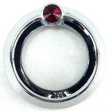 UP Gauge Cover for Peterbilt & Freightliner Red Jewel 2 1/4" Plain #20827 Each