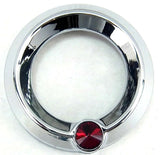 UP Gauge Cover for Peterbilt & Freightliner Red Jewel 2 1/4" Plain #20827 Each