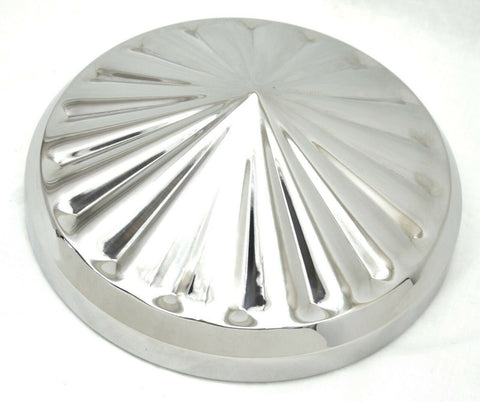 GG Hub Cap Rear 8 1/4" I.D. Pointed Pinwheel Style Stainless Steel #20154 Each