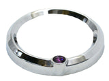 UP Gauge Cover for Kenworth Isspro Large Pyrometer Chrome Purple Jewel #20812