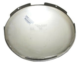 UP Front Hub Caps 5 Even Notches Dome Stainless Steel 7/16" Lip #20094 Pair