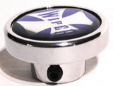 UP Wiper Control Knob Chrome Aluminum w/ Purple Maltese Cross Sticker #23627