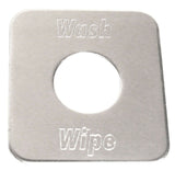 GG Toggle Switch Plate for Freightliner Washer/Wiper Stainless Steel #68774