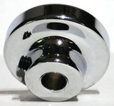 UP Washer Control Knob Chrome Aluminum w/ Silver Maltese Cross Sticker #23623