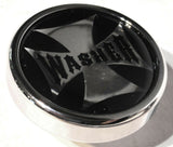 UP Washer Control Knob Chrome Aluminum w/ Black Maltese Cross Sticker #23618