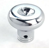 UP Dash Control Deluxe Chrome Aluminum Knob Indented Top-No Jewel #23581 Each