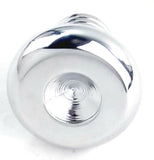 UP Dash Control Deluxe Chrome Aluminum Knob Indented Top-No Jewel #23581 Each