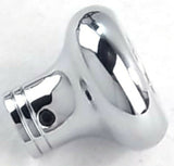 UP Dash Control Deluxe Chrome Aluminum Knob Indented Top-No Jewel #23581 Each