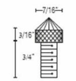 GG Dash Panel Screws for Peterbilt Red Jewel Chrome Fine Thread #67255 Set of 22