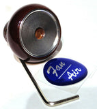 UP Dash Control Knob Fan Air 1" Blue Glossy Sticker Wood Knob #23537 Each