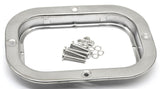Anti-Theft Rectangular (3x5) Light Mount Bezel Stainless Bolt On GG#87147 Each
