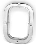 Anti-Theft Rectangular (3x5) Light Mount Bezel Stainless Bolt On GG#87147 Each
