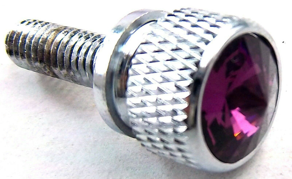 UP Dash Screws for Kenworth Purple Jewels Chrome 1 1/4" Long #23811 Set of 2