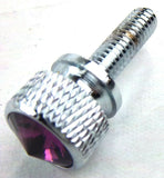 UP Dash Screws for Kenworth Purple Jewels Chrome 1 1/4" Long #23811 Set of 2