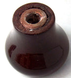 UP Dash Control Knob Wiper Washer 1" Green Glossy Sticker Wood Knob #23562 Each