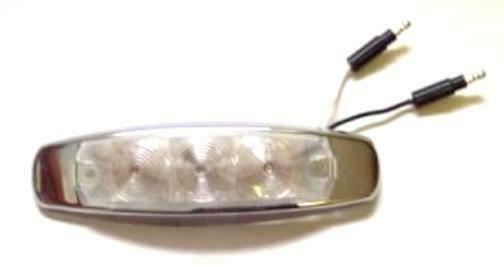 UP LED Light 15 Red LEDs/Clear Lens for Peterbilt Stainless Bezel #38304 Pair